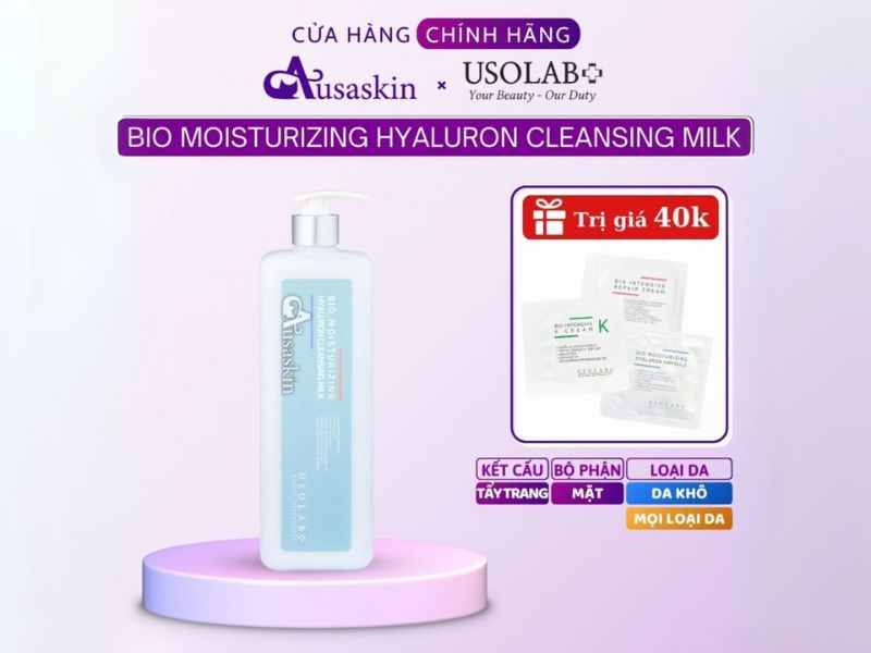 Bio Moisturizing Hyaluron Cleansing Milk được đánh giá cao nhờ lợi ích vượt trội