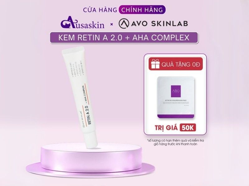 Avo Skinlab 30ml Retin A + AHA Complex chứa glycolic acid