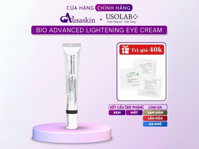 Bio Advanced Lightening Eye Cream chính hãng tại AusaSkin
