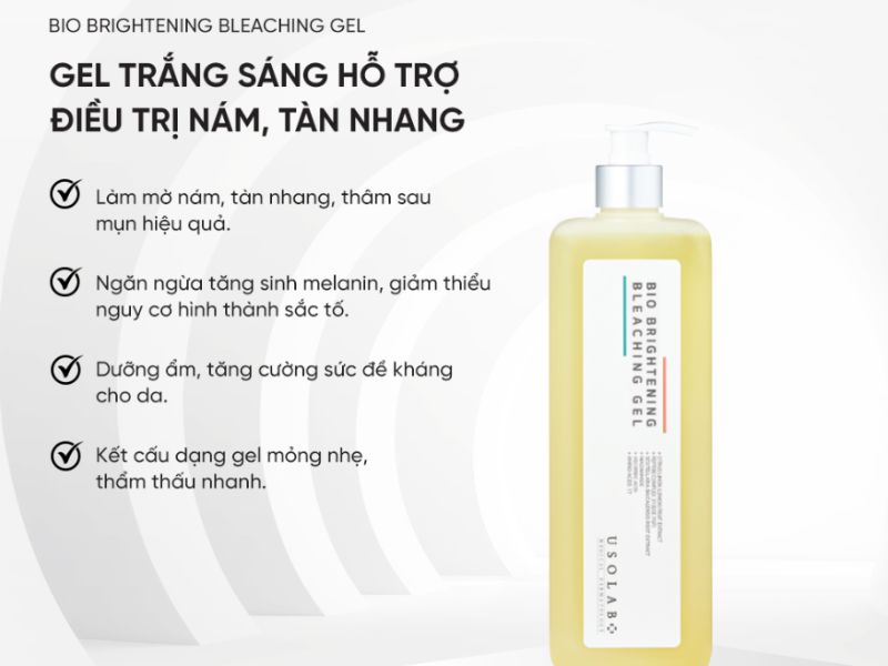 Gel USOLAB 1000ml – Giải pháp dưỡng trắng hiệu quả, làm sáng da từ sâu bên trong.