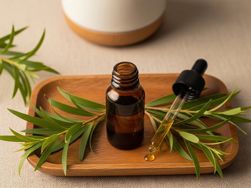 Cách dùng tinh dầu tràm trà để trị mụn