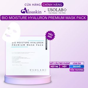Hộp Mặt Nạ Cấp Ẩm USOLAB 30ml - Bio Moisture Hydrating Premium Hyaluron Mask Pack