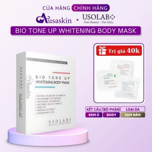Kem Ủ Trắng Body USOLAB 5 Gói 100g Trắng Da, Bật Tone Bio Tone Up Whitening Body Mask