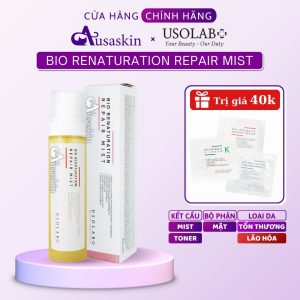 Xịt Khoáng Toner USOLAB 150ml Tế Bào Gốc Phục Hồi Da Chống Lão Hóa - Bio Renaturation Repair Mist