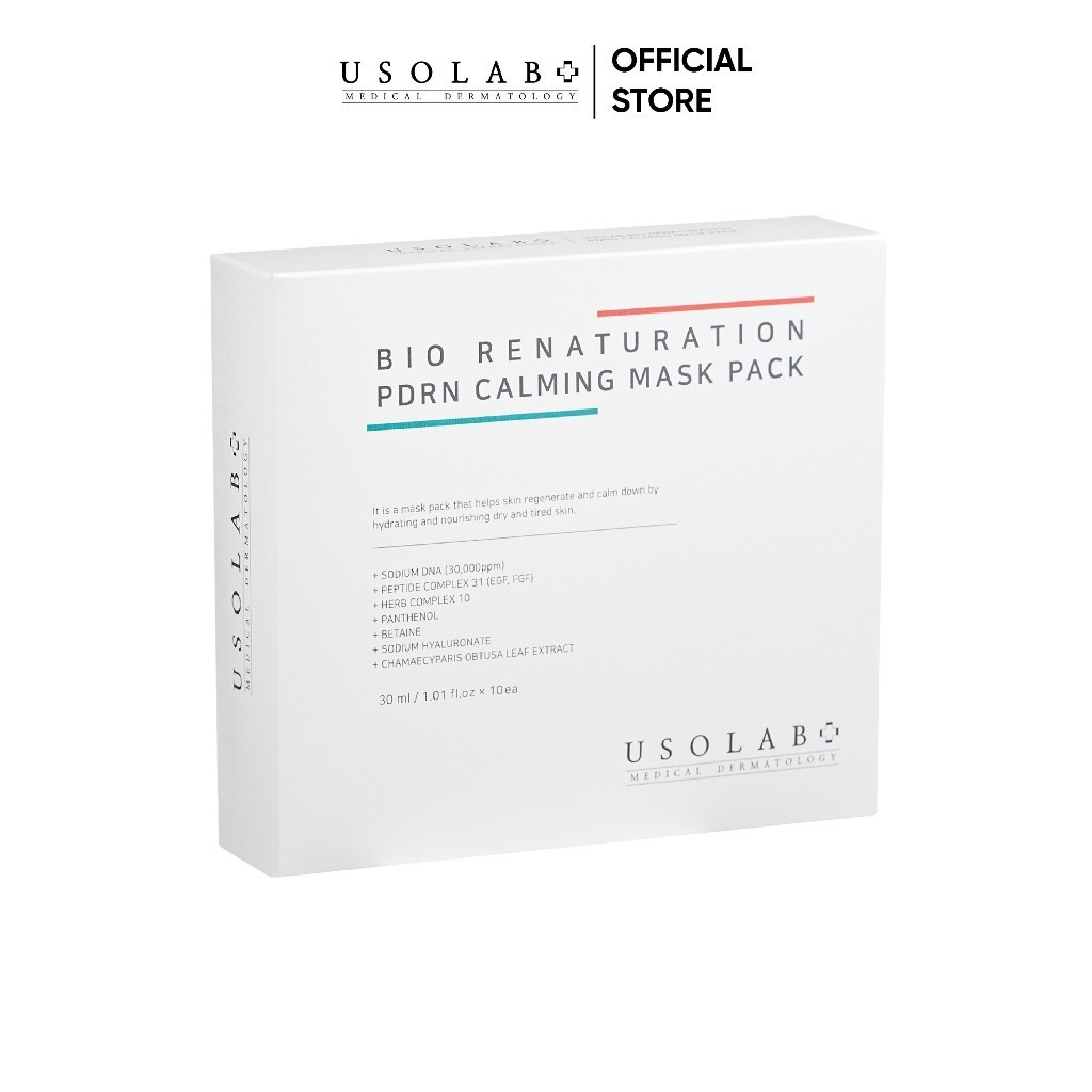 Mặt Nạ Làm Dịu Phục Hồi Da USOLAB 30ml - Bio Renaturation Repair Premium Mask Pack - Ảnh 2