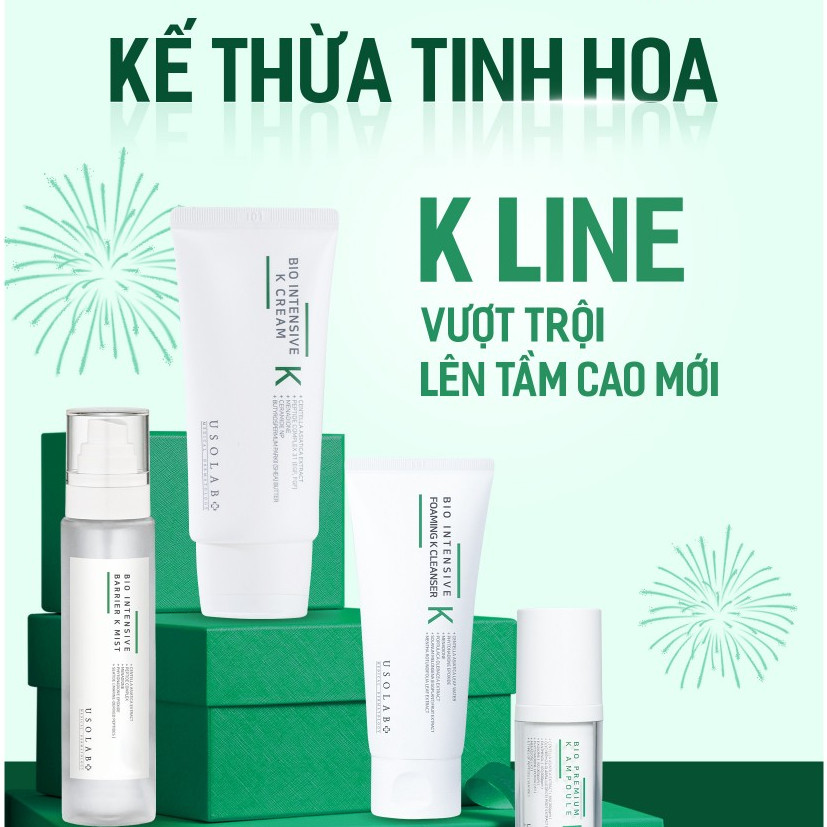 Kem K USOLAB 50ml - Làm Dịu, Phục Hồi Da Nhạy Cảm, Treatment Bio Intensive K Cream - Ảnh 3
