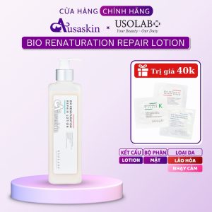 Lotion Cho Da Nhạy Cảm Lão Hóa USOLAB 500ml Bio Renaturation Repair Lotion
