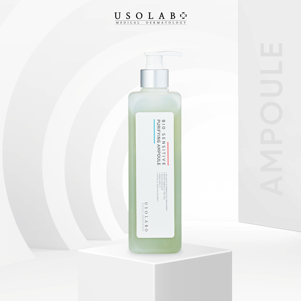 Tinh Chất Serum Cho Da Dầu Mụn USOLAB 500ml Bio Sensitive Purifying Ampoule - Ảnh 2