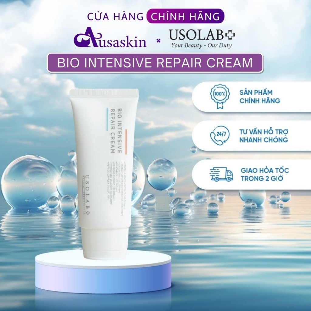 Kem Dưỡng USOLAB 50ml Phục Hồi, Chống Lão Hóa Bio Intensive Repair Cream - Ảnh 2