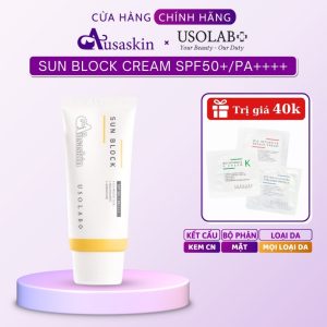 Kem Chống Nắng Dưỡng Trắng USOLAB 50g Cho Mọi Loại Da Sun Block Cream SPF50+/PA++++