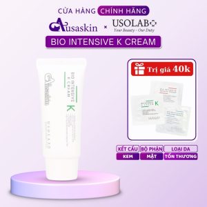 Kem K USOLAB 50ml - Làm Dịu, Phục Hồi Da Nhạy Cảm, Treatment Bio Intensive K Cream