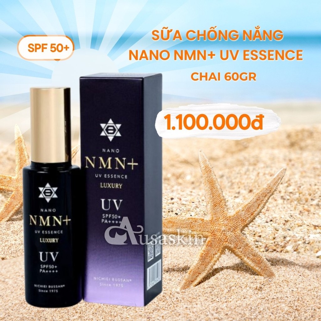 Kem Chống Nắng Nichiei Asia Nano NMN+ UV Essence Luxury SPF50+ PA++++ - Ảnh 5