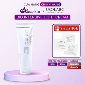 Kem Body Dưỡng Trắng Da USOLAB 250ml Bio Intensive Light Cream
