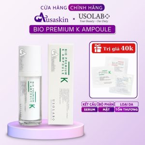 Tinh Chất Serum Vitamin K Phục Hồi Da Sau Tổn Thương USOLAB 30ml Bio Premium K Ampoule