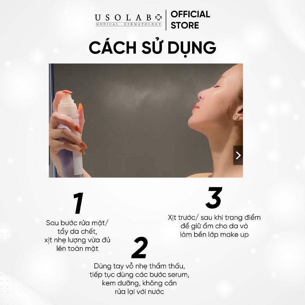 Xịt Khoáng Toner USOLAB 150ml Dịu Da, Phục Hồi Da Sau Tổn Thương Bio Intensive Barrier K Mist - Ảnh 7