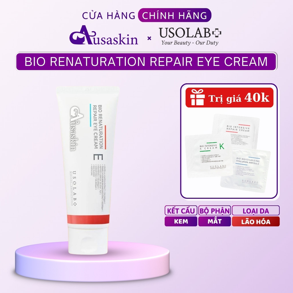 Kem Dưỡng Mắt Chống Lão Hóa USOLAB 100ml Renaturation Repair Eye Cream