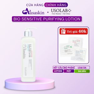 Lotion Cho Da Dầu Mụn USOLAB 500ml Bio Sensitive Purifying Lotion