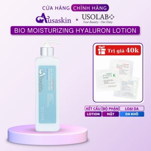 Lotion HA Dưỡng Ẩm Da Khô USOLAB 500ml Da Bio Moisturizing Hyaluron Lotion