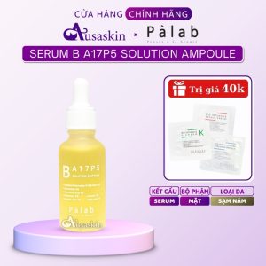 Tinh Chất Serum Glutathione Arbutin PALAB 30ml làm mờ thâm, nám, tàn nhang, sáng da B A17P5 Solution Ampoule