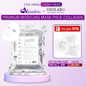 Mặt Nạ Bột Collagen Chống Lão Hóa USOLAB 1kg Premium Modeling Mask Pack Collagen