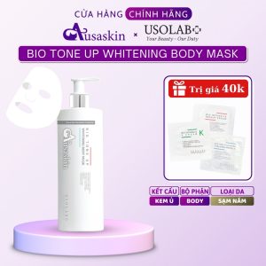 Kem Ủ Kích Trắng Body USOLAB 1000ml Bio Tone Up Whitening Body Mask