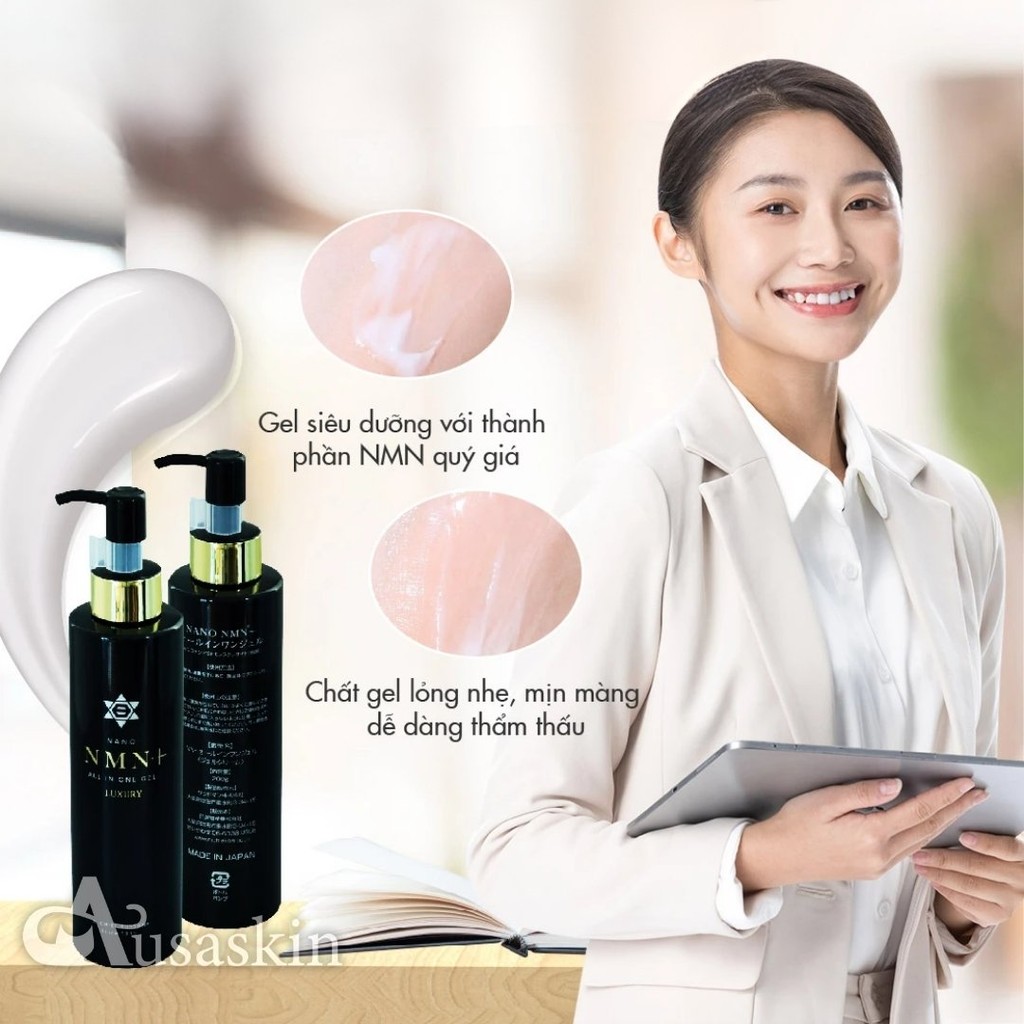 Kem Dưỡng Nano NMN+ All In One Gel Nichiei Asia - Ảnh 5