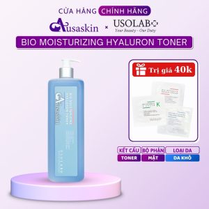 Nước Hoa Hồng Cấp Ẩm Cho Da Khô USOLAB 1000ml Bio Moisturizing Hyaluron Toner 1000ml