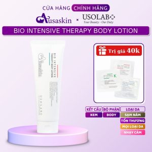 Lotion/Sữa Dưỡng Thể USOLAB 250ml - Bio Intensive Therapy Body Lotion Dưỡng Ẩm Phục Hồi Da Toàn Diện