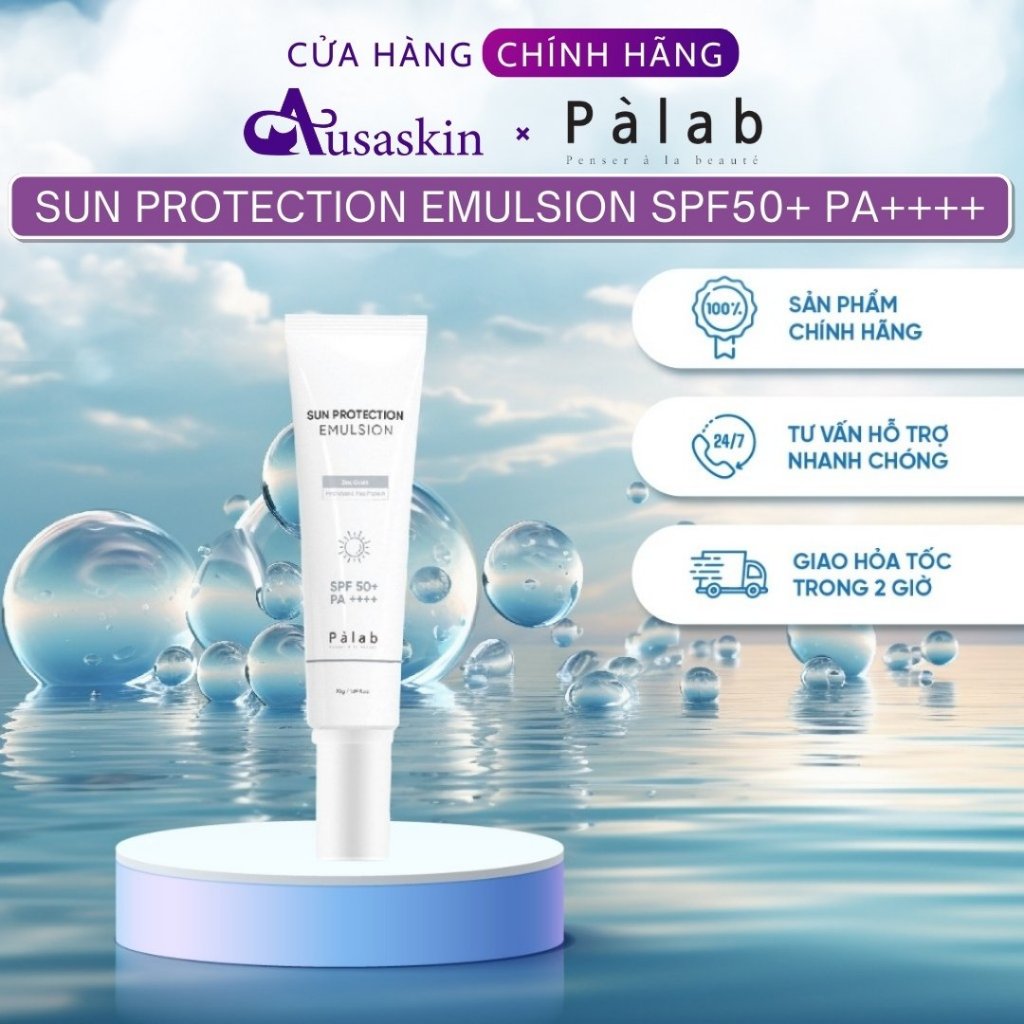 Kem Chống Nắng PALAB 70g SPF50+ PA++++ Sun Protection Emulsion Vật Lý + Hóa Học - Ảnh 2