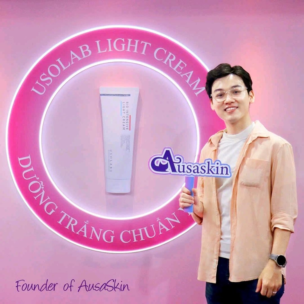 Kem Body Dưỡng Trắng Da USOLAB 250ml Bio Intensive Light Cream - Ảnh 2