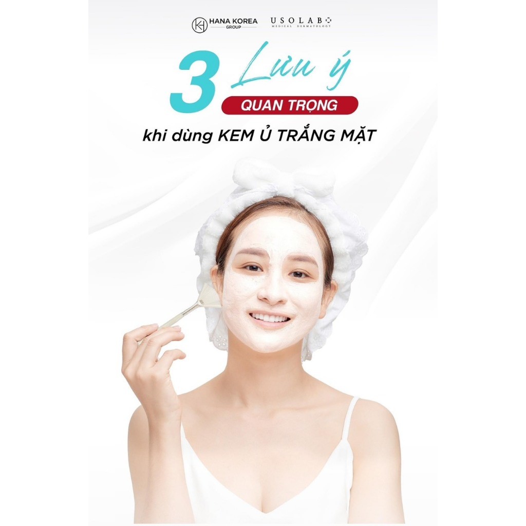 Kem Ủ Trắng Mặt USOLAB Mờ Thâm Nám Bio Tone Up Whitening Face Mask - Ảnh 3