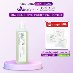 Nước Hoa Hồng Cho Da Dầu Mụn USOLAB 1000ml Bio Sensitive Purifying Toner