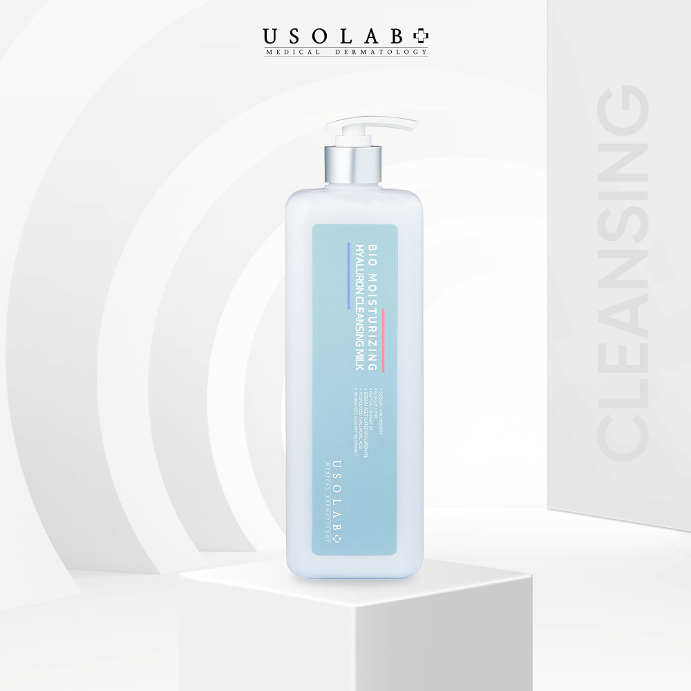 Gel Dưỡng Ẩm Cho Da Khô USOLAB 1000ml Bio Moisturizing Hyaluron Soothing Gel Điện Di Lạnh Cho Spa - Ảnh 2