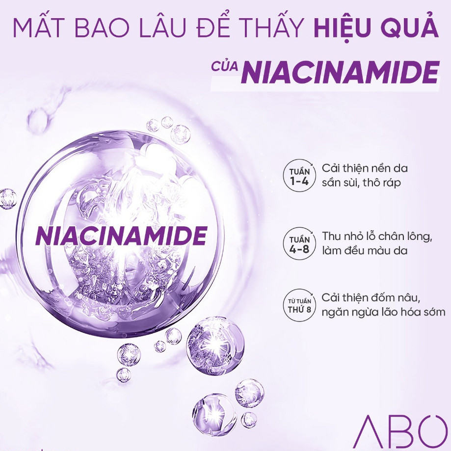 Tinh Chất Serum Trắng Da ABO 30ml Niacinamide 20% Tranexamic Acid Ampoule Mờ Nám Tàn Nhang, Sáng Da, Giảm Thâm Mụn - Ảnh 2
