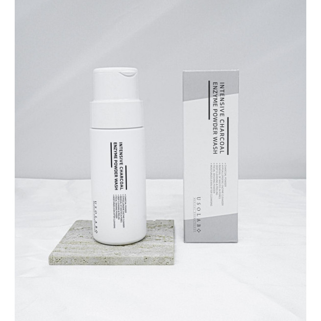 Bột Tẩy Tế Bào Chết Than Hoạt Tính Cho Dầu Mụn USOLAB 50g - Soft Charcoal Enzyme Powder Wash Hút Bã Nhờn Tốt - Ảnh 4