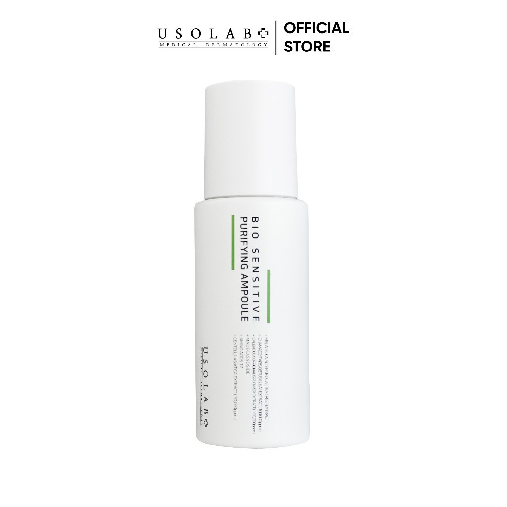 Tinh Chất Serum Cho Da Dầu Mụn USOLAB 50ml Bio Sensitive Purifying Ampoule - Ảnh 2