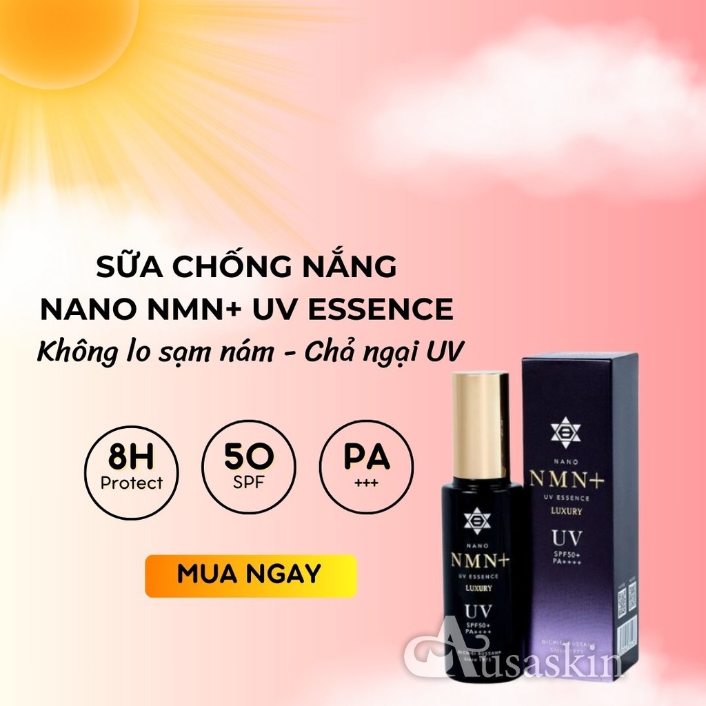 Kem Chống Nắng Nichiei Asia Nano NMN+ UV Essence Luxury SPF50+ PA++++ - Ảnh 6