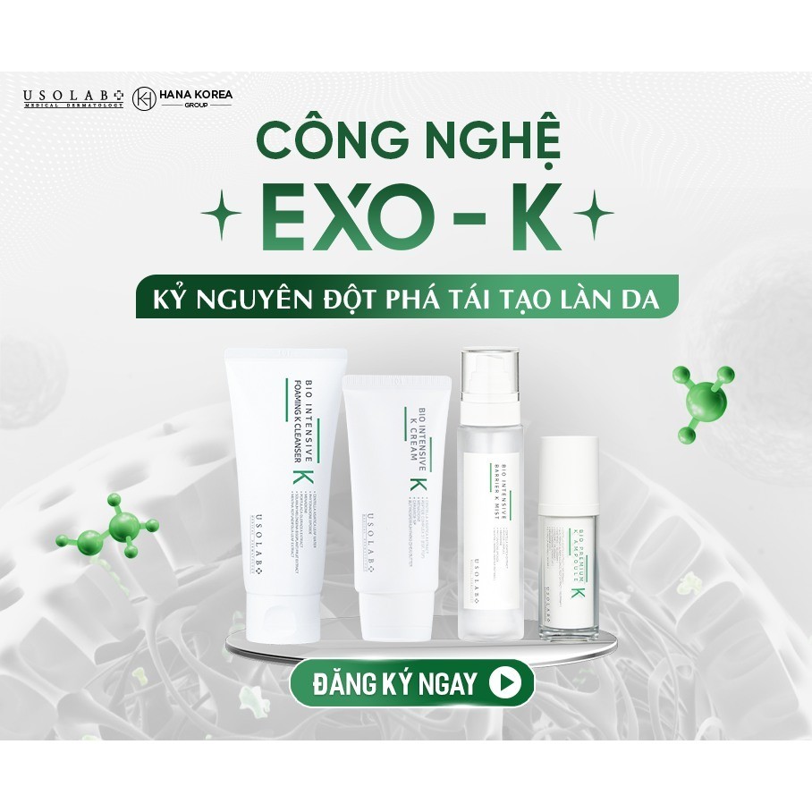 Xịt Khoáng Toner USOLAB 150ml Dịu Da, Phục Hồi Da Sau Tổn Thương Bio Intensive Barrier K Mist - Ảnh 3