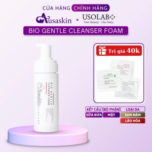 Sữa Rửa Mặt Tự Tạo Bọt Dịu Nhẹ USOLAB 150ml Bio Gentle Cleanser Foam