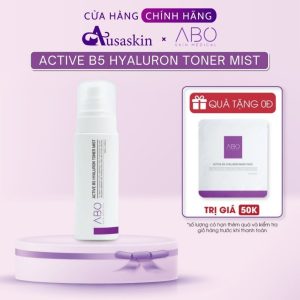 Xịt Khoáng Toner HA B5 ABO 100ml Cấp Ẩm, Phục Hồi Da Active B5 Hyaluron Toner Mist - Hyaluronic Acid & Vitamin B5