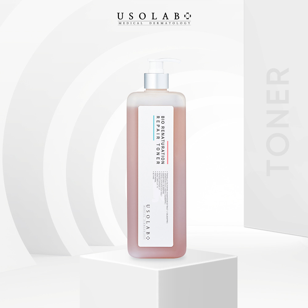 Nước Hoa Hồng Cho Da Lão Hóa Nhạy Cảm USOLAB 1000ml Bio Renaturation Repair Toner - Ảnh 2