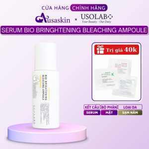 Tinh Chất Serum Trắng Da Mờ Nám Và Tàn Nhang USOLAB 50ml Bio Brightening Bleaching Ampoule