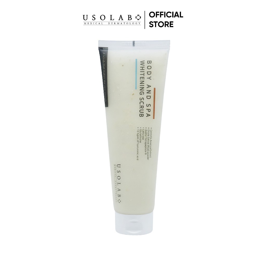 Tẩy Tế Bào Chết Body USOLAB 200ml Làm Trắng Dưỡng Ẩm Body And Spa Whitening Scrub - Ảnh 2