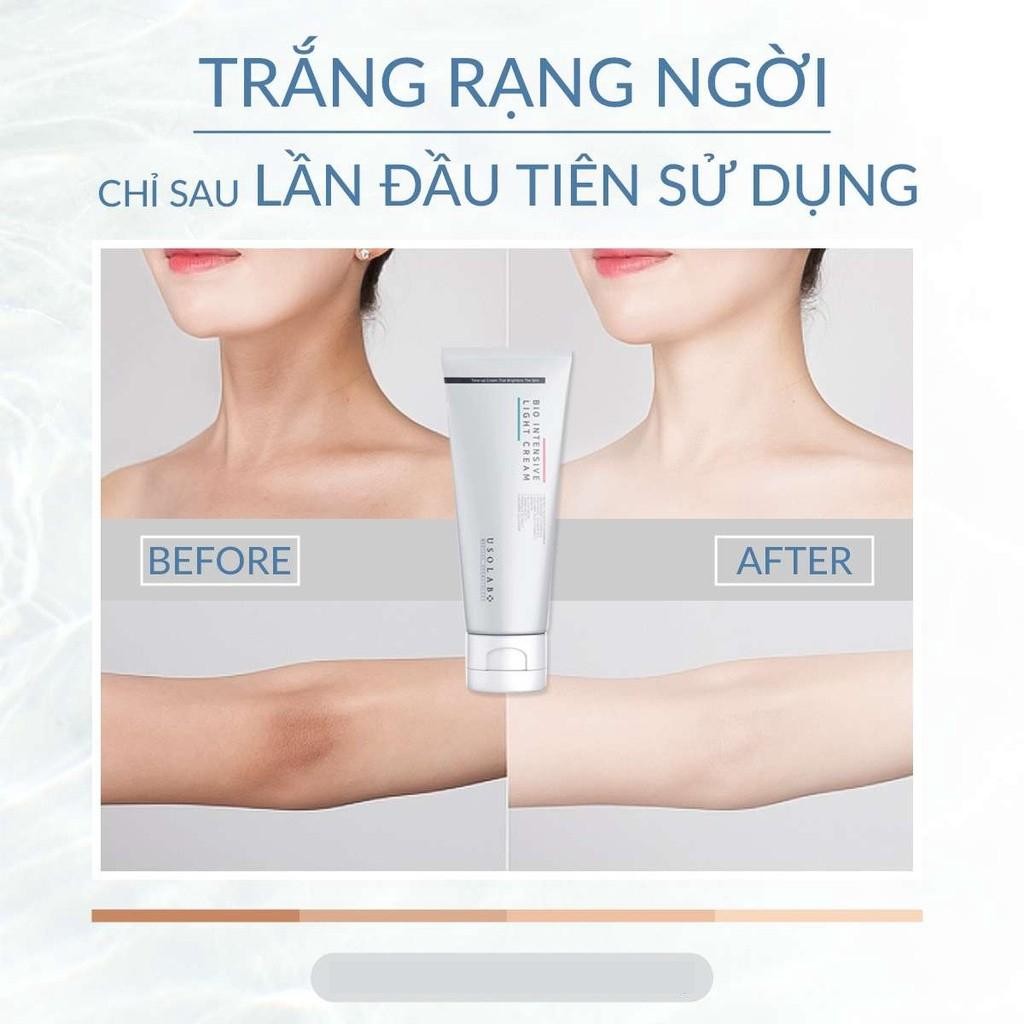 Kem Body Dưỡng Trắng Da USOLAB 250ml Bio Intensive Light Cream - Ảnh 5