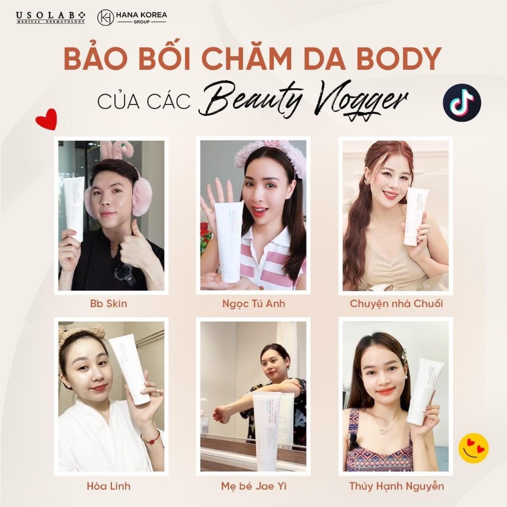 Lotion/Sữa Dưỡng Thể USOLAB 250ml - Bio Intensive Therapy Body Lotion Dưỡng Ẩm Phục Hồi Da Toàn Diện - Ảnh 6