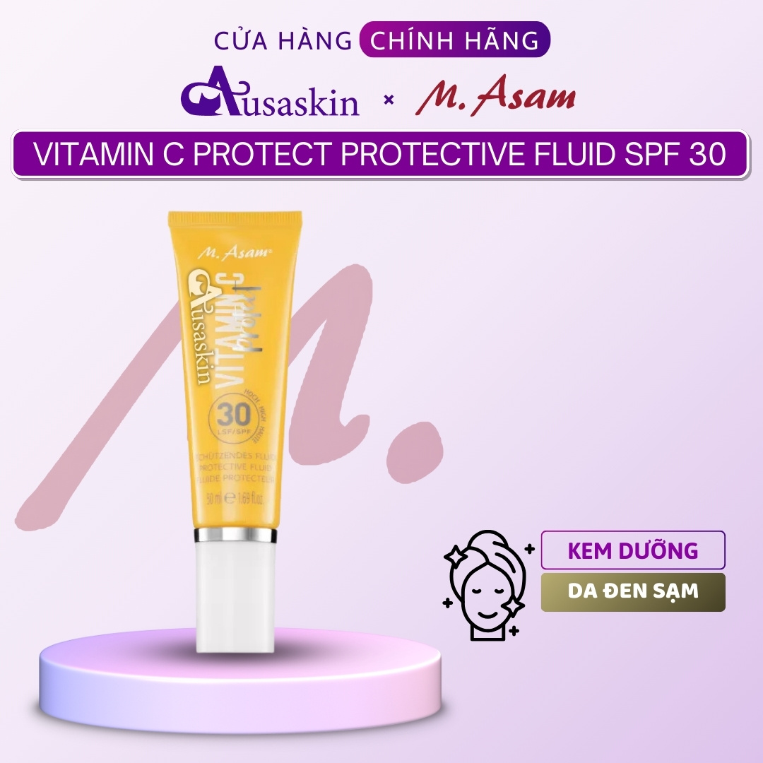Sữa Dưỡng Làm Sáng Da Vitamin C Tích Hợp Chống Nắng SPF 30 M. Asam Vitamin C Protect Protective Fluid SPF 30