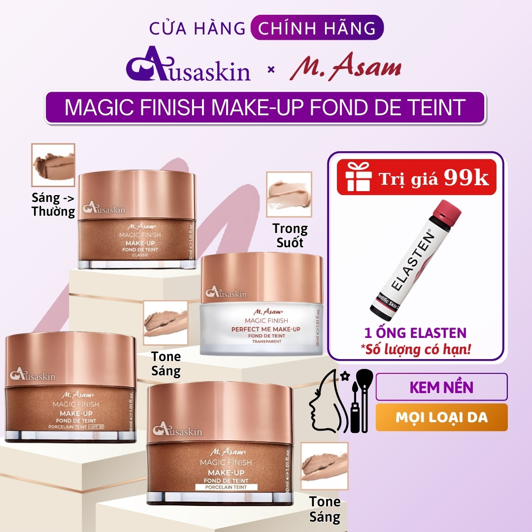 Kem Nền Mây 4 Trong 1 M. Asam 30ml Magic Finish Make-up Fond De Teint