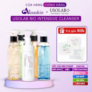 6 Dòng Sữa Rửa Mặt USOLAB 150ml - Bio Intensive Cleanser