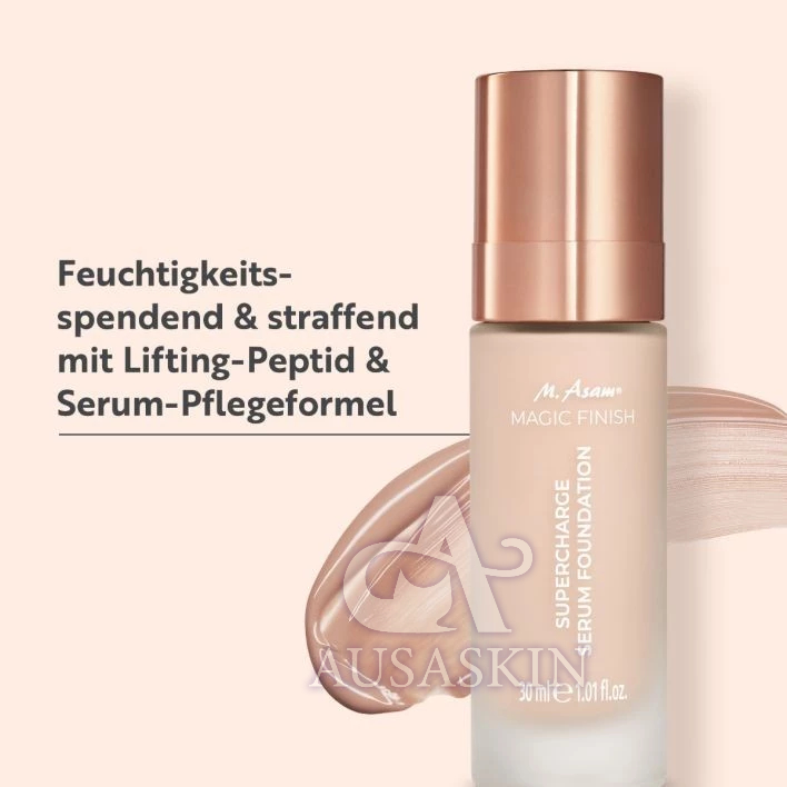 Kem Nền M. Asam 30ml Magic Finish Supercharge Serum Foundation 120 Soft Ivory 180 Rose Fair 200 Warm Sand 240 Creamy N. - Ảnh 4