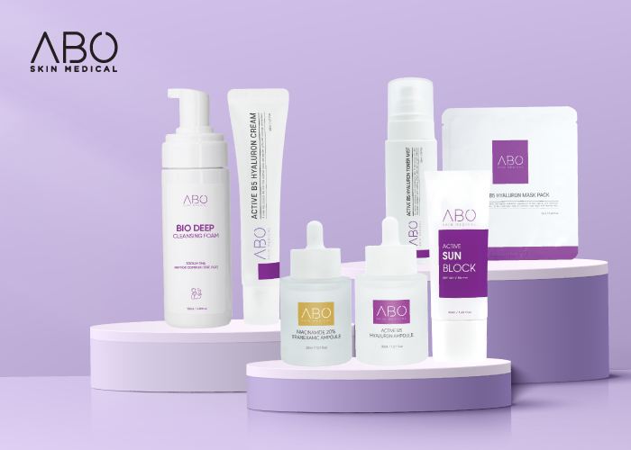 ABO Skin Medical là thương hiệu dược mỹ phẩm cận cao cấp đến từ Hàn Quốc, mang đến các giải pháp chăm sóc da chuyên sâu, an toàn và khoa học.